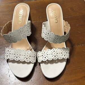 XOXO Sonia Heeled Sandals Size 8M